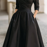 Noelia – Satin Midi Dress