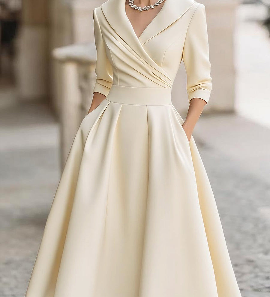 Noelia – Satin Midi Dress