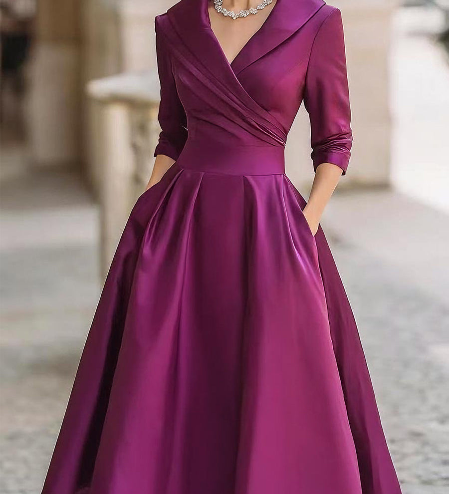 Noelia – Satin Midi Dress