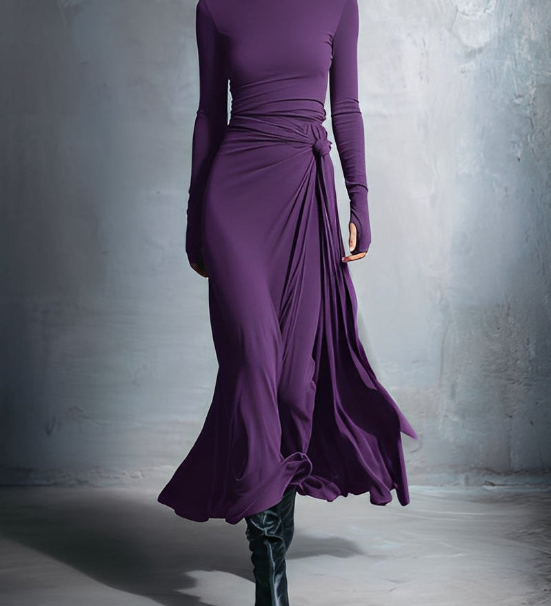 Naiara – Midi dress with side knot