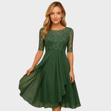 Gabhi – Midi Dress with Lace Details