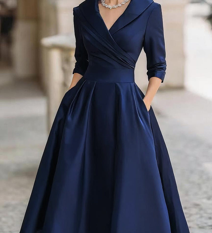 Noelia – Satin Midi Dress