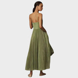 Amilia | Midi Flared Pleated Dress