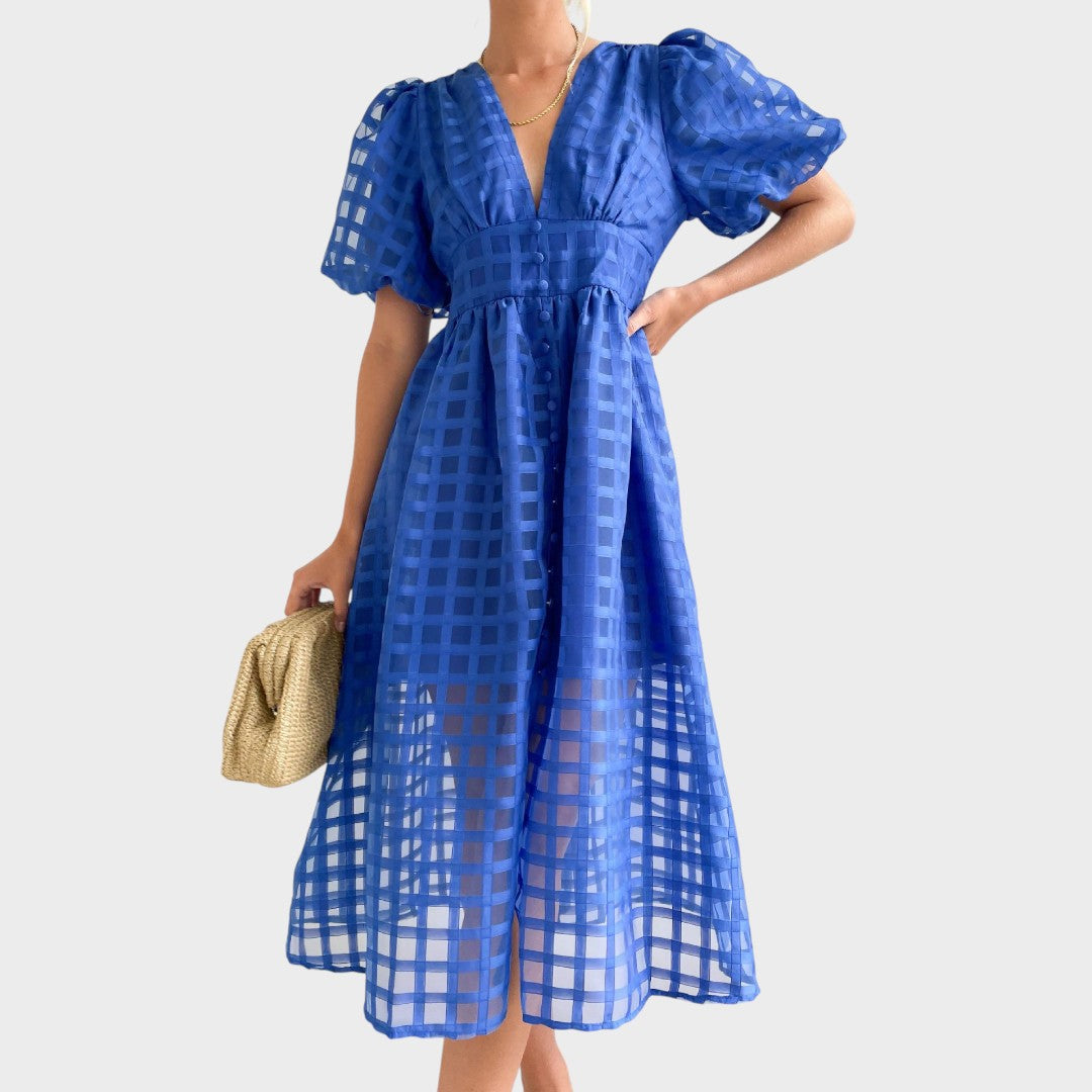 Julia – Lace Dress with Flared Sleeves