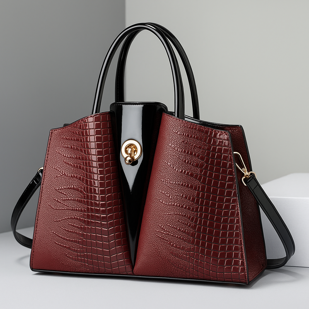 Isabella – Structured Handbag with Textured Finish