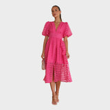 Julia – Lace Dress with Flared Sleeves