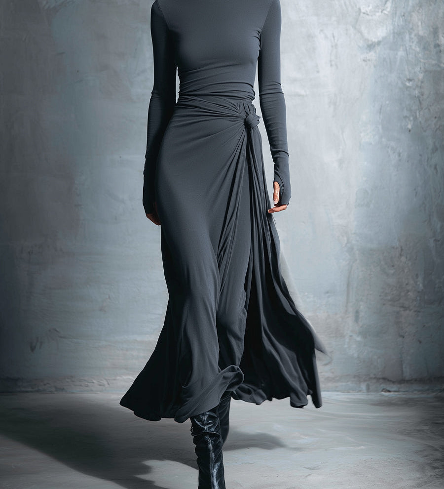 Naiara – Midi dress with side knot