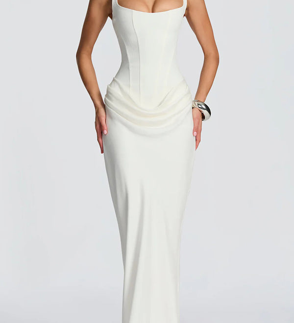 Leonor - Square Neck Maxi Dress