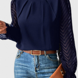 Helga Nautical Long Sleeve Blouse