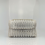 Alba | Chic Shoulder Bag with Chain and Coloured Diamonds