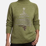 Alba – Artistic High Neck Jumper