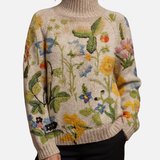 Andrea – Artistic High Neck Jumper