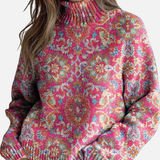 Lorena – Artistic High Neck Jumper