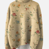 Clara – Artistic High Neck Jumper