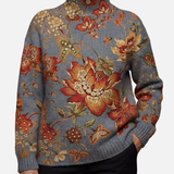 Isabel – Artistic High Neck Jumper