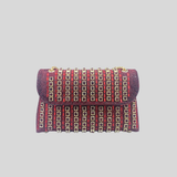 Alba | Chic Shoulder Bag with Chain and Coloured Diamonds