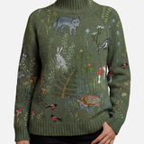 Raquel – Artistic High Neck Jumper