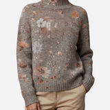 Teresa – Artistic High Neck Jumper
