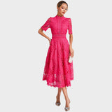 Carmen | Lace Midi Dress