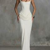 Leonor - Square Neck Maxi Dress