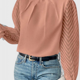Helga Nautical Long Sleeve Blouse
