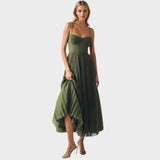 Amilia | Midi Flared Pleated Dress