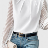 Helga Nautical Long Sleeve Blouse