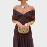 Lora - Long Dress with V-Neck