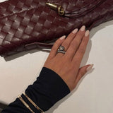 Melanie Clutch with Gold Knot Detail