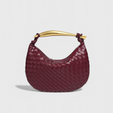 Paola - Woven Bag with Golden Handle