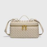 Milla Mini Woven Bag with Gold Accessories