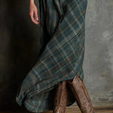Valentina - Long Check Dress