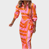 Tina | Long Crossed Dress