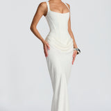 Leonor - Square Neck Maxi Dress