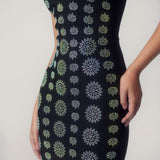 Moira - Diamond Dress Maxi Fitted Bandage Style