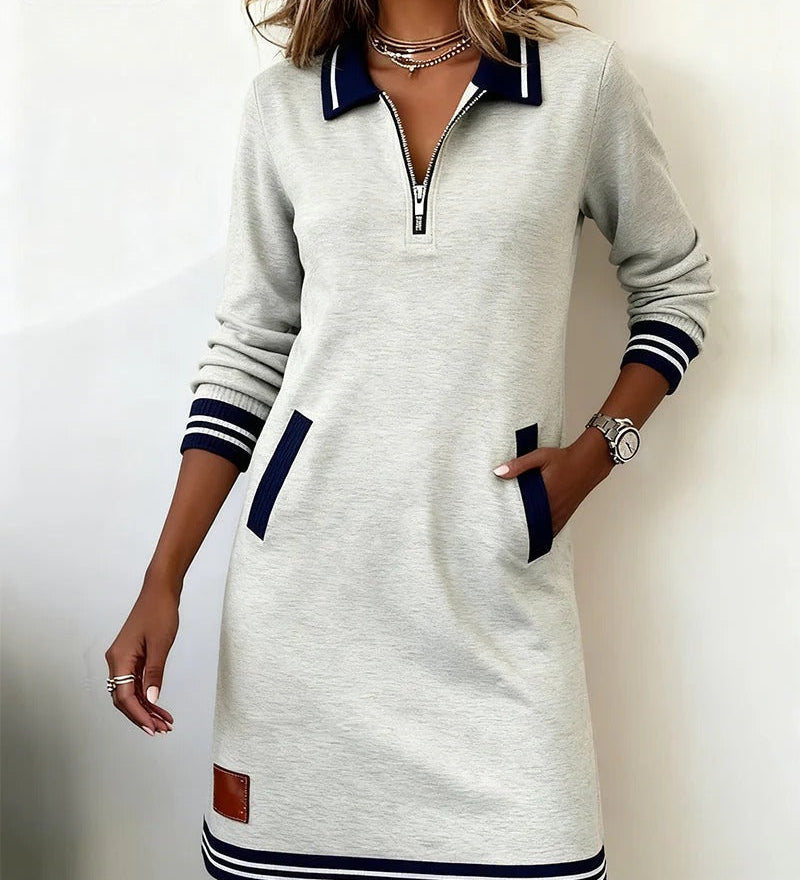 Catalina – Long Sleeve Cotton Dress