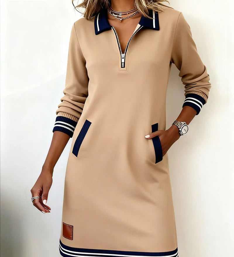 Catalina – Long Sleeve Cotton Dress
