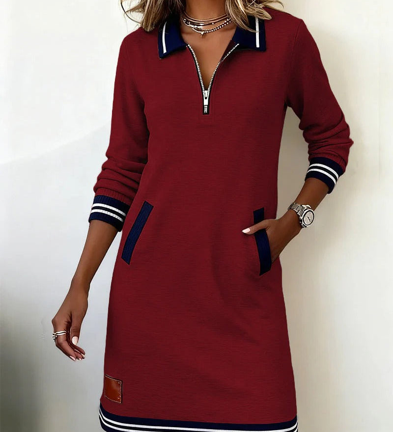 Catalina – Long Sleeve Cotton Dress