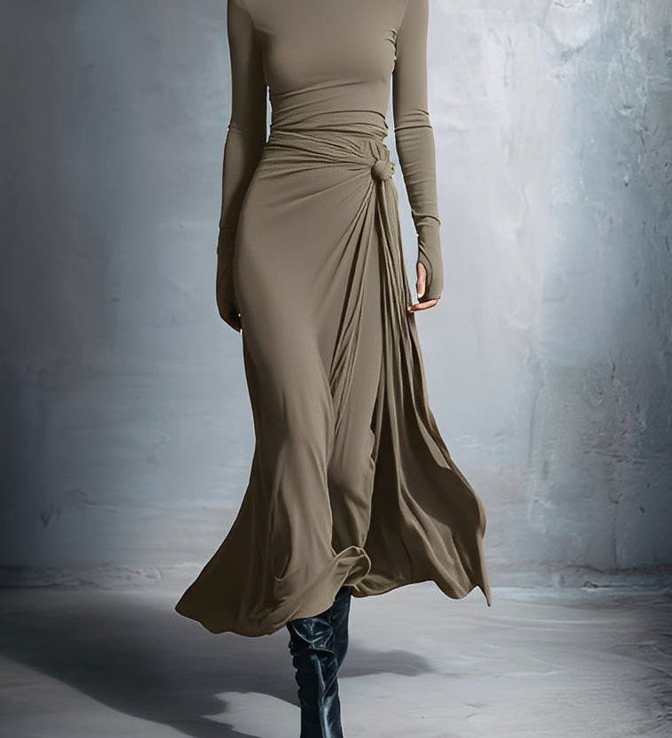 Naiara – Midi dress with side knot