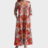 Benedicta - Vintage Floral Maxi Dress